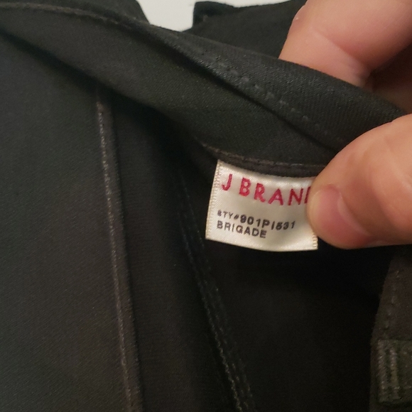 J Brand "brigade" dark camo waxed skinny jeans womens 27 - Picture 5 of 9
